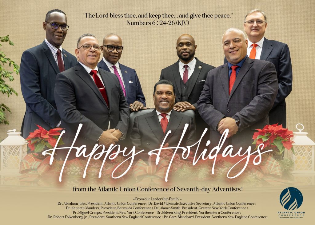 Atlantic Union Conference administrators and conference presidents holiday greeting